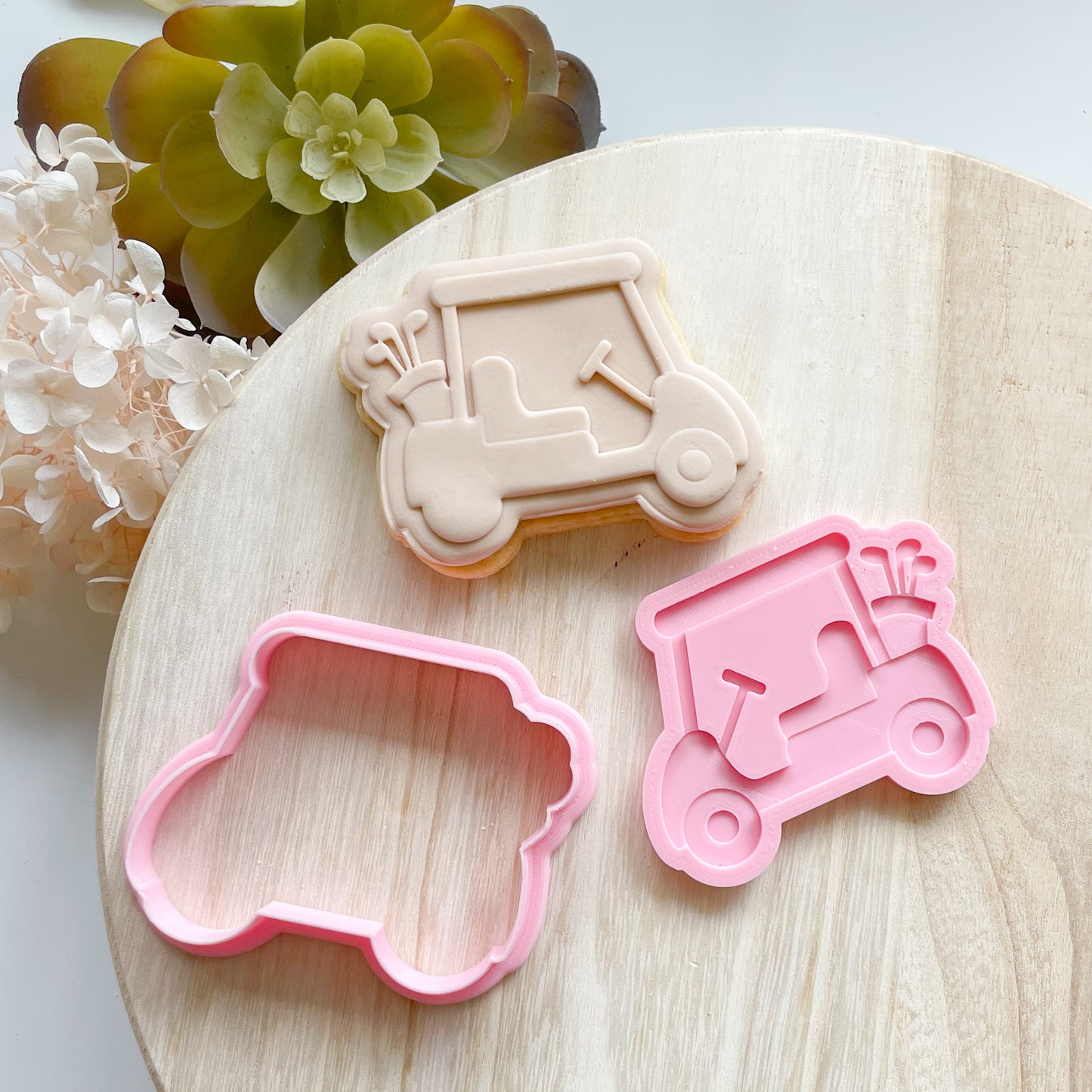 "Golf Cart" - Cookie Cutter & Stamp