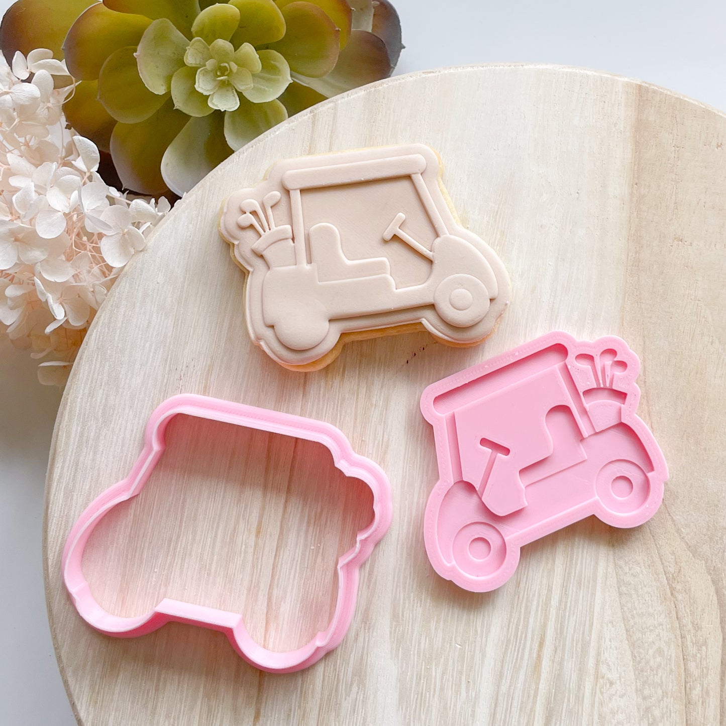 "Golf Cart" - Cookie Cutter & Stamp