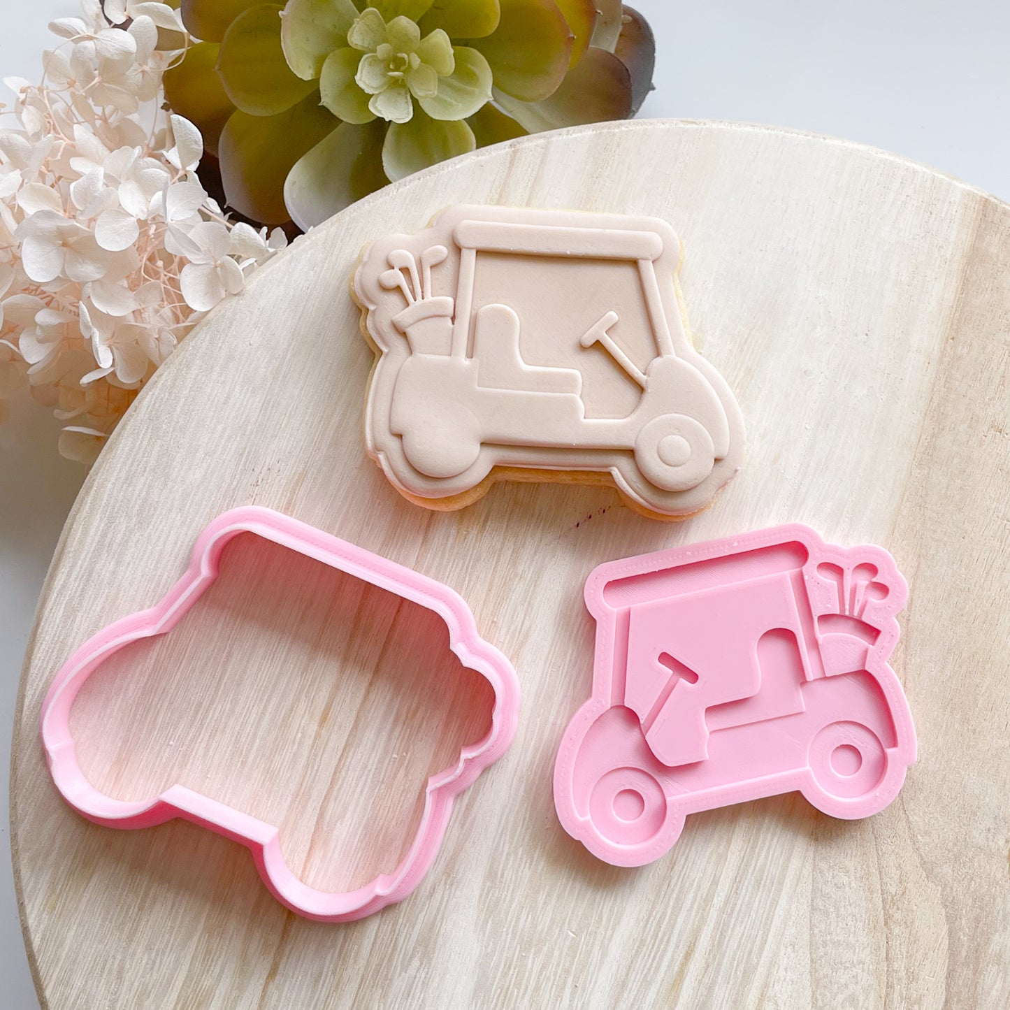 "Golf Cart" - Cookie Cutter & Stamp