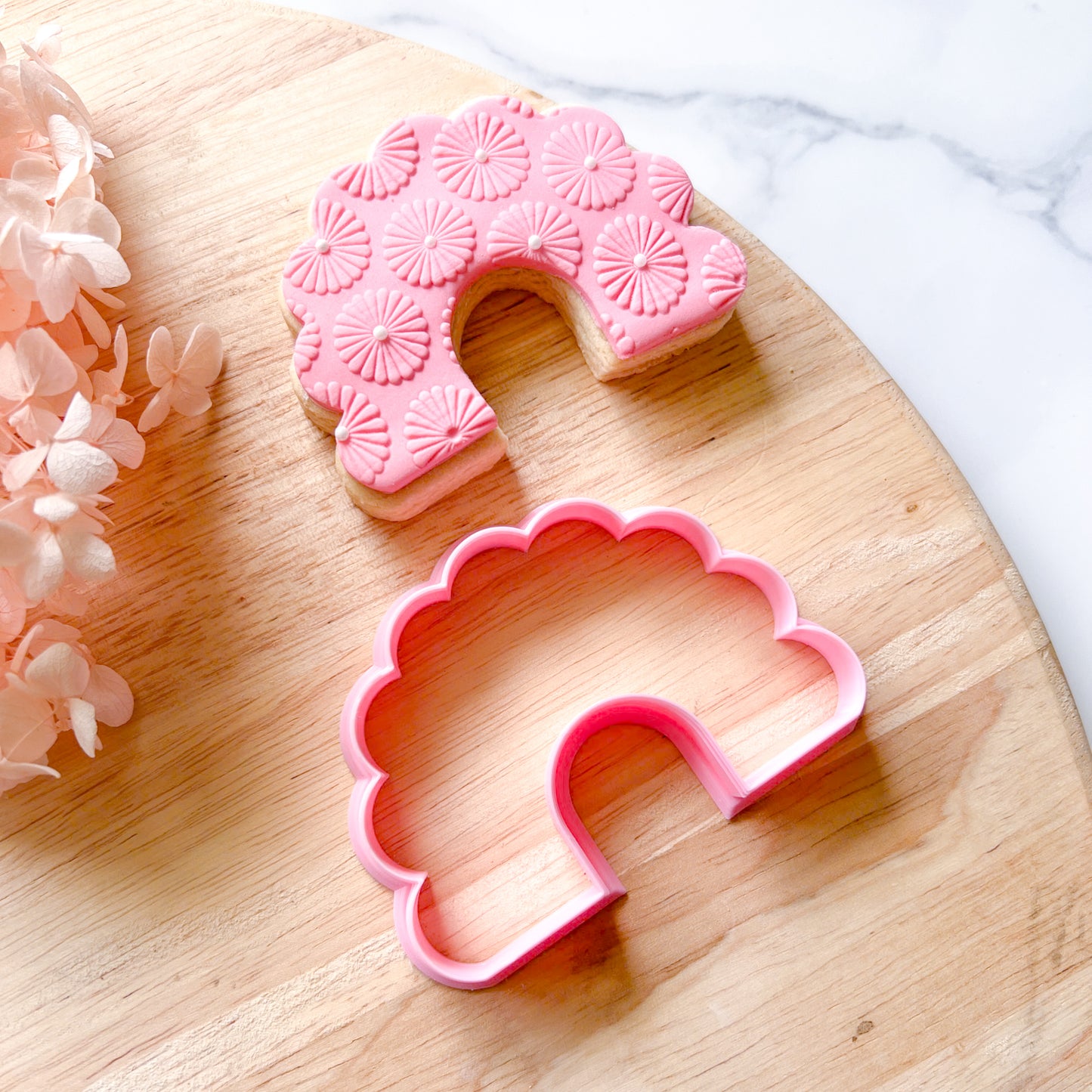 Scalloped Rainbow Cookie Cutter