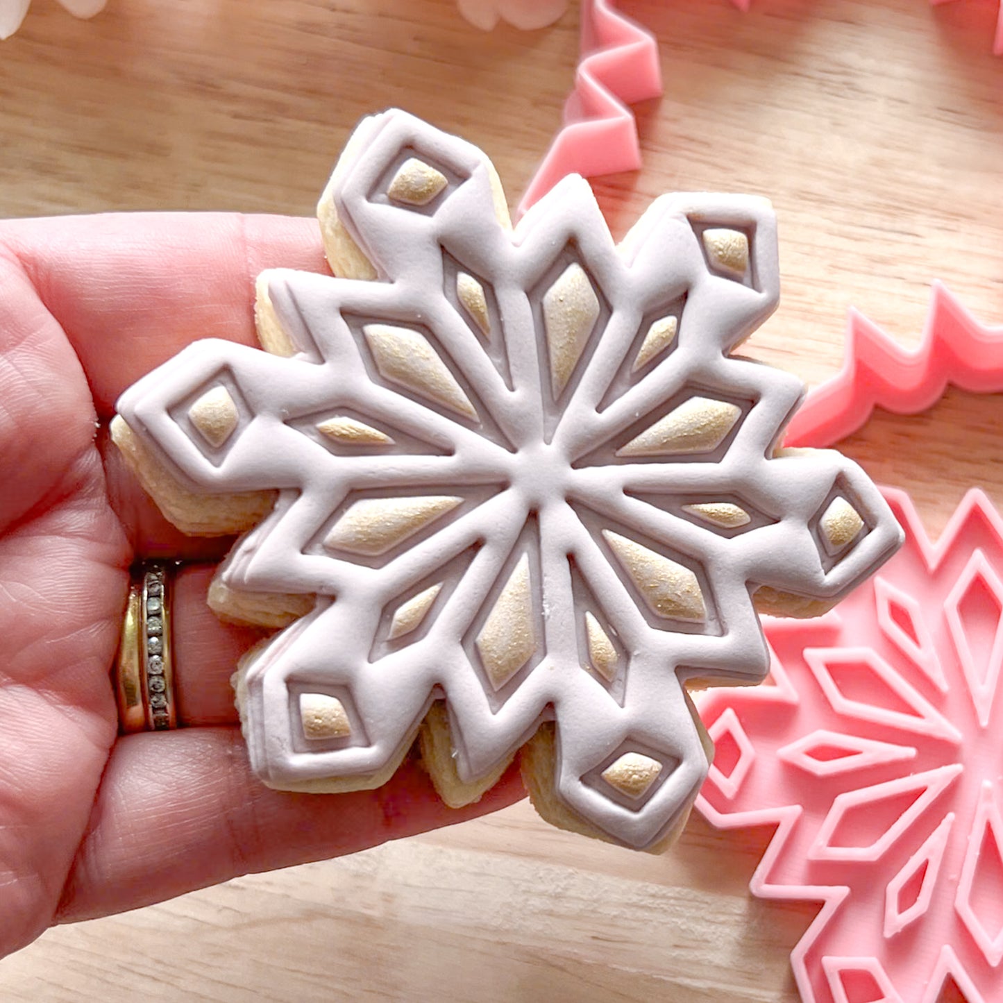 Snowflake - Cookie Cutter & Stamp (Choose Size)