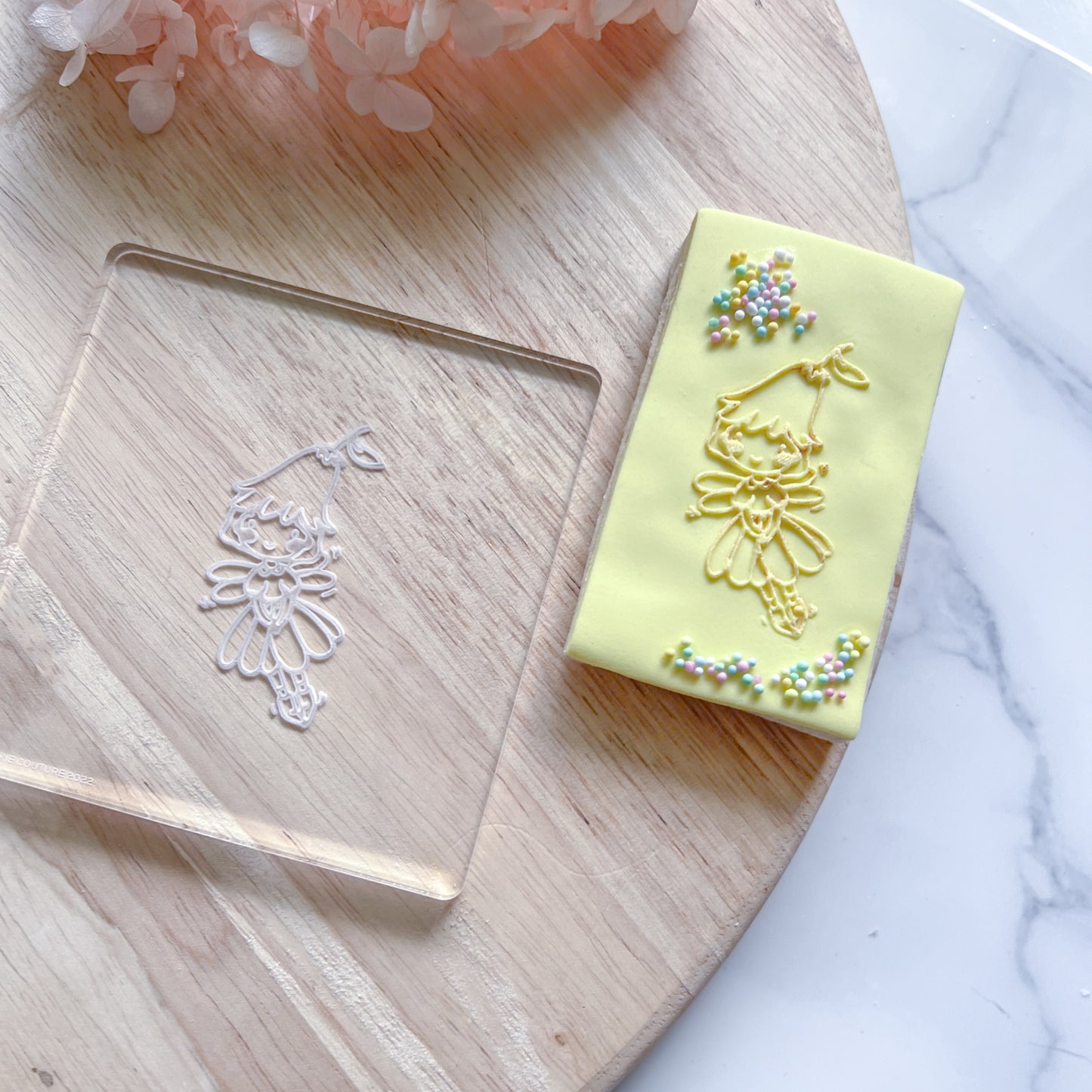 "Flower Fairy" Embossing Stamp