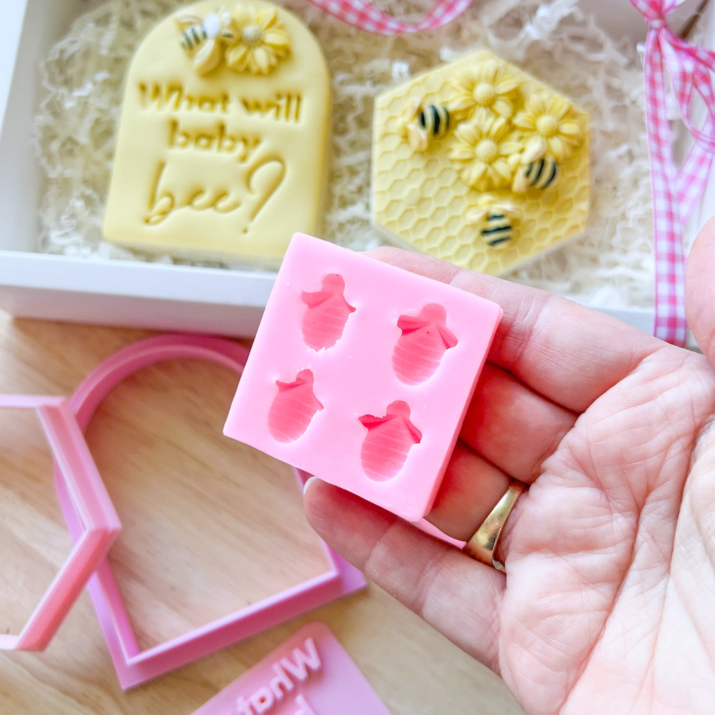 What Will Baby Bee? - Deboss Stamp