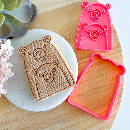 "Daddy Bear" cutter and stamp