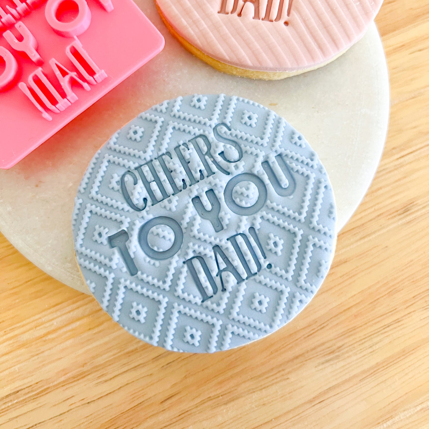 Cheers to You Dad! - Emboss Stamp