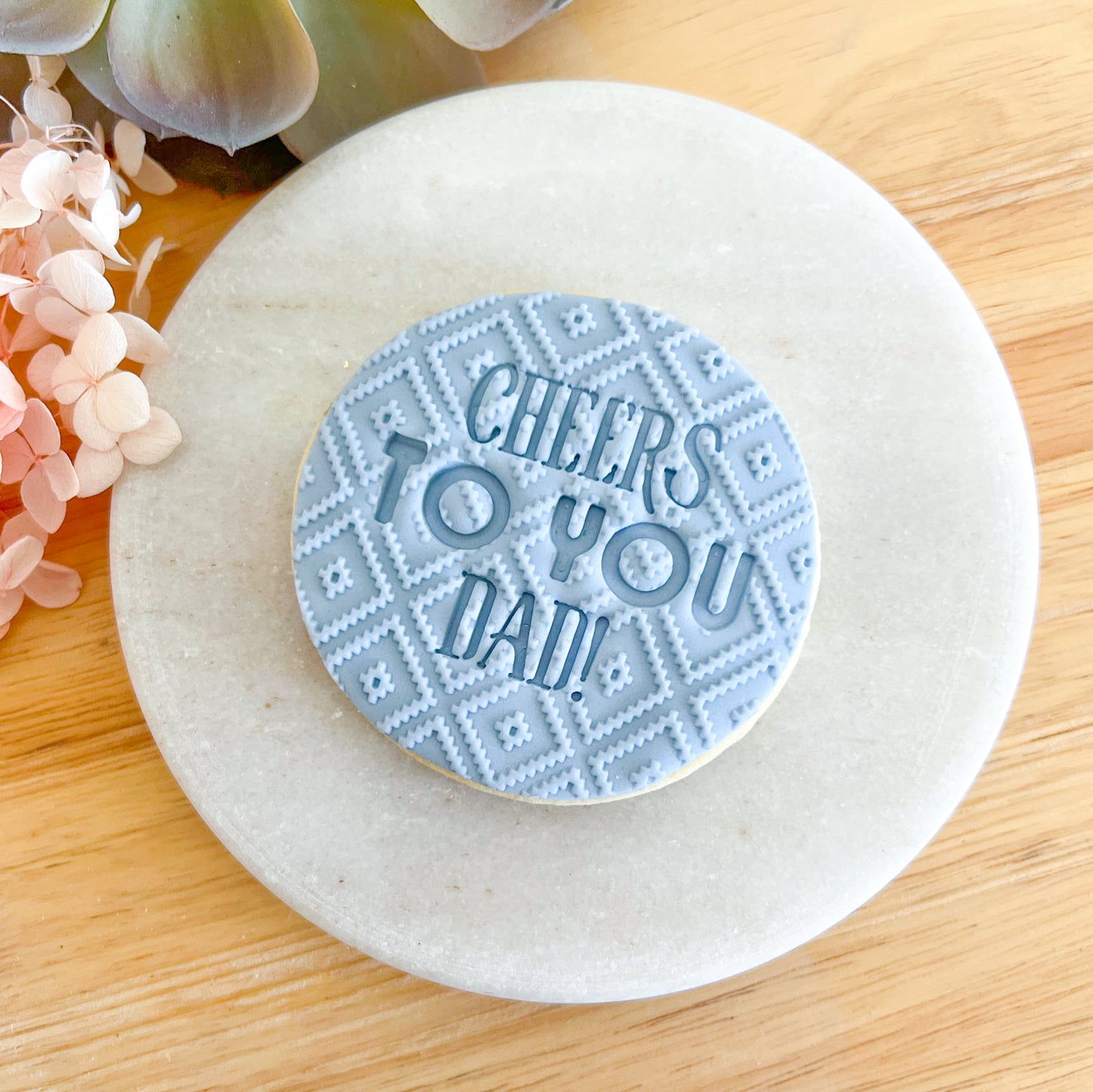 Cheers to You Dad! - Emboss Stamp