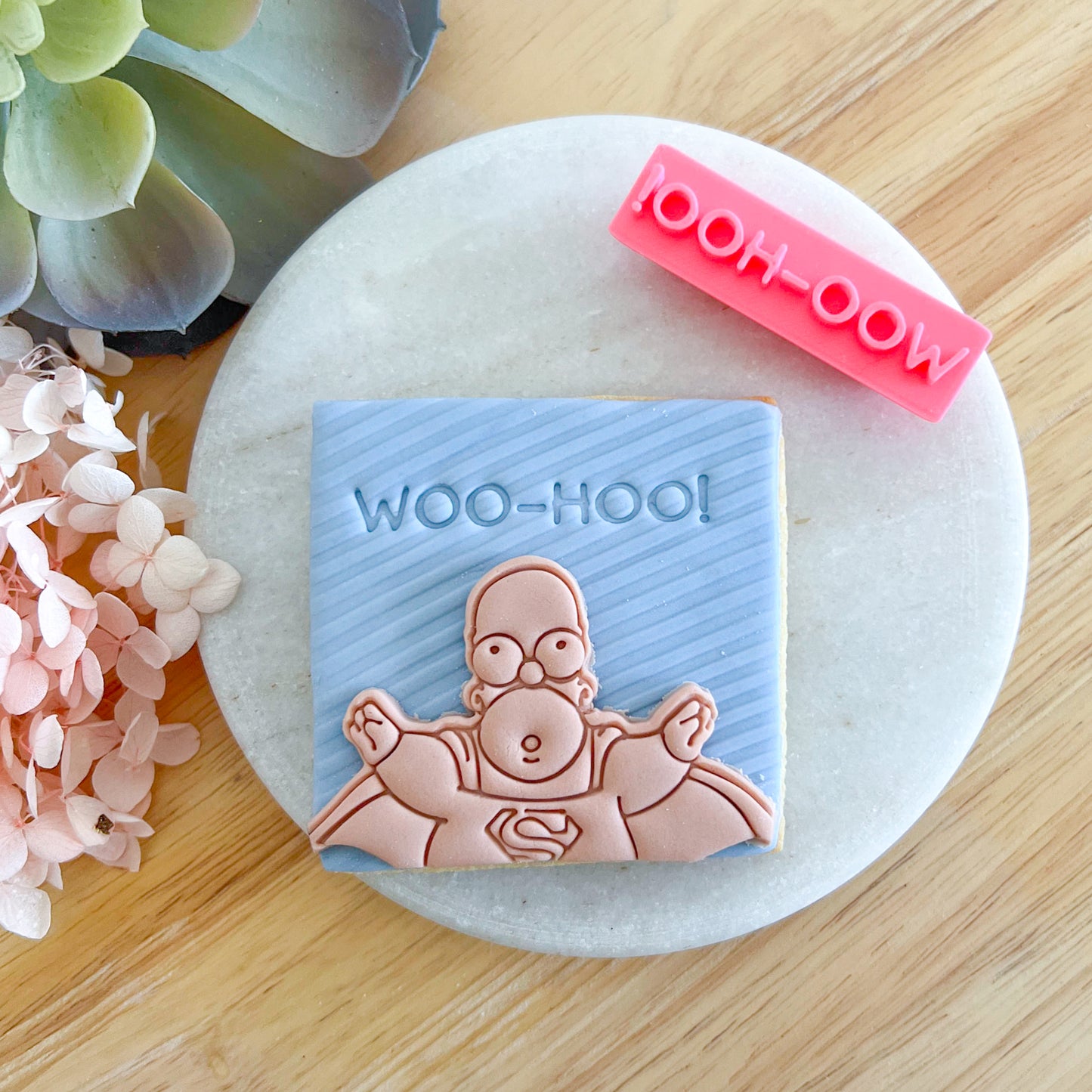 Woo Hoo! - Emboss Stamp