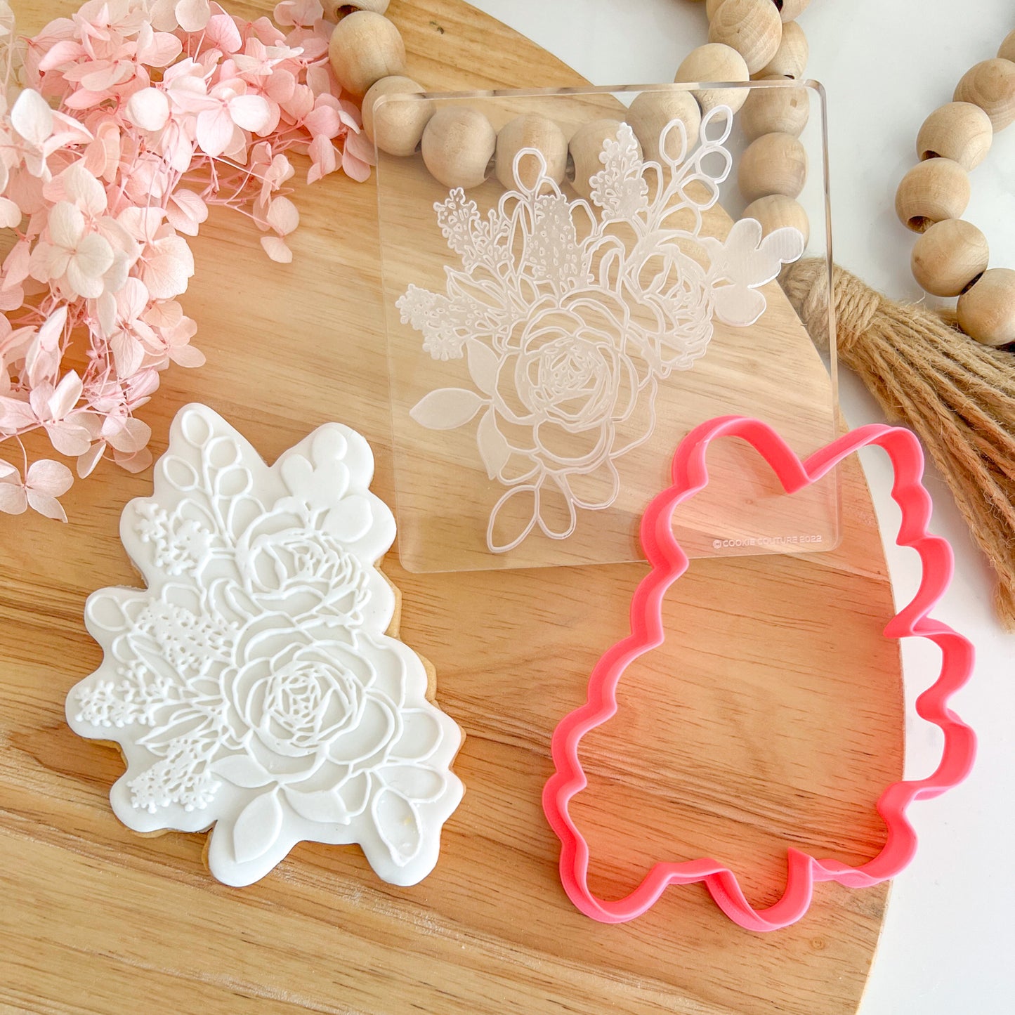 "Floral Swag" Stamp & Cutter Set