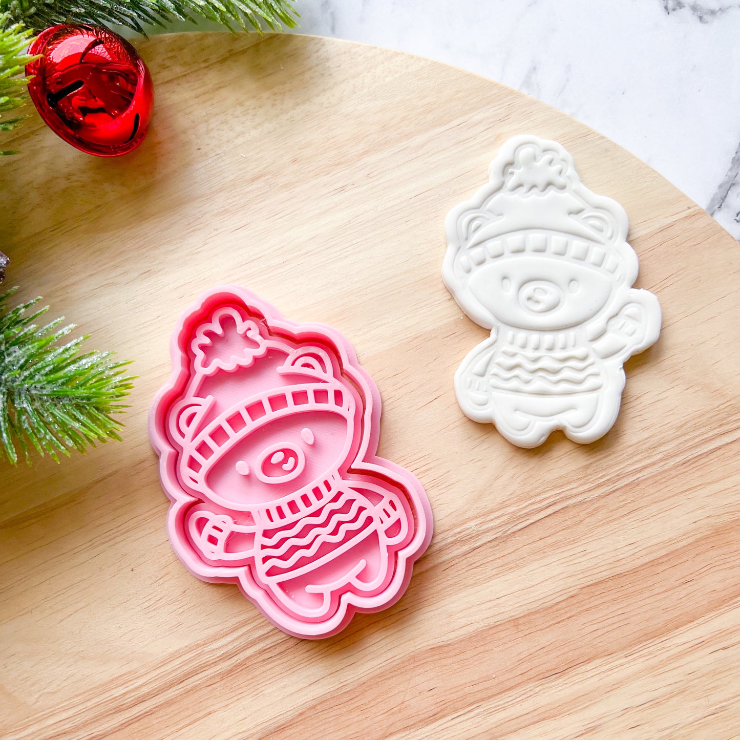 "Sweater Bear" Cookie Cutter & Stamp