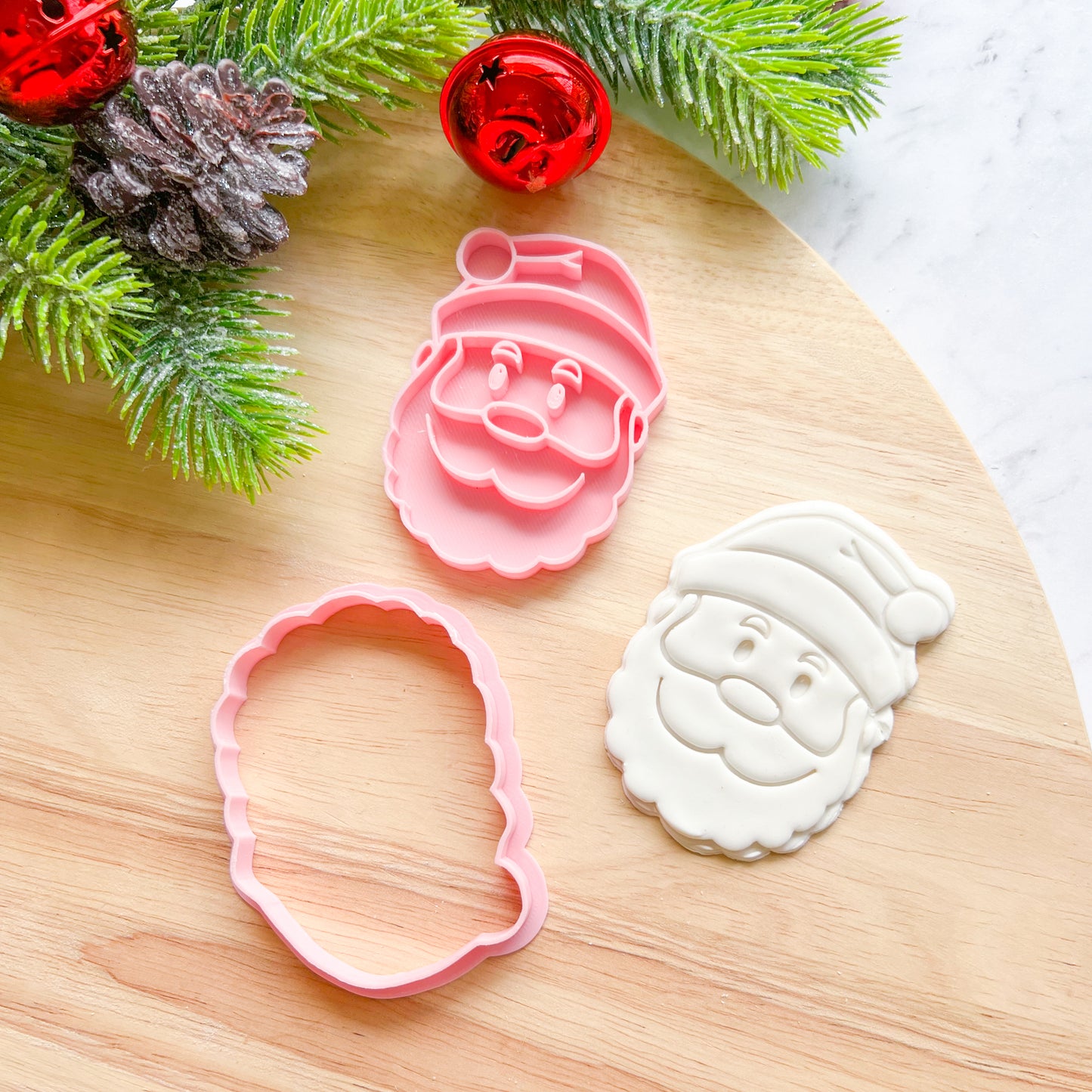 "Santa Smile" Cookie Cutter & Stamp