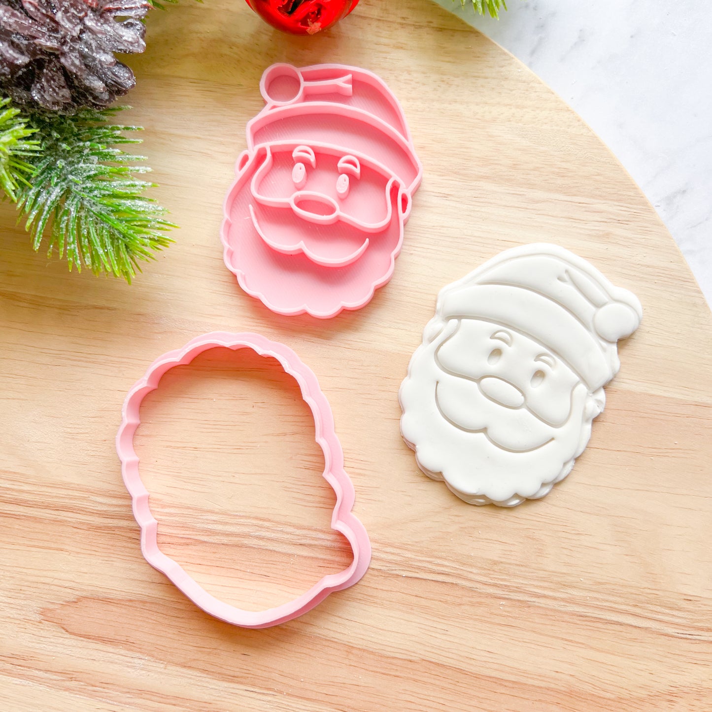 "Santa Smile" Cookie Cutter & Stamp