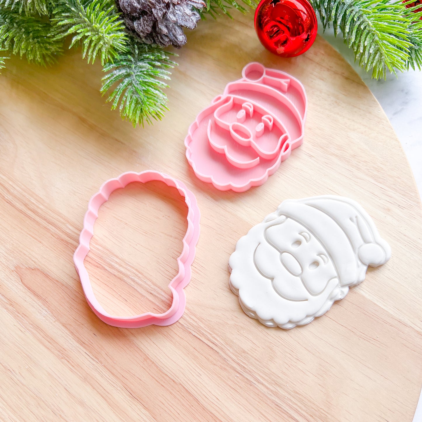 "Santa Smile" Cookie Cutter & Stamp