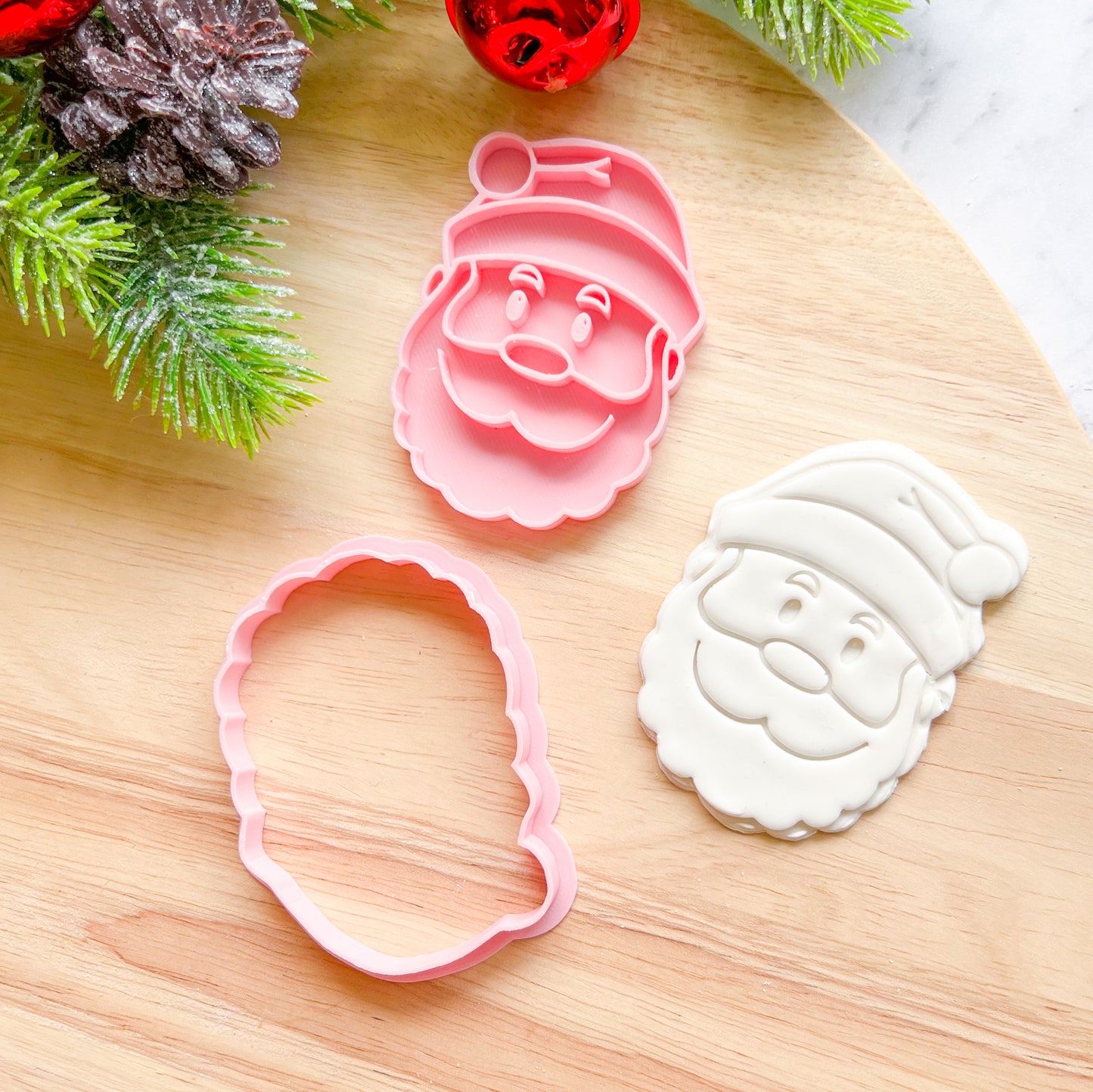 "Santa Smile" Cookie Cutter & Stamp