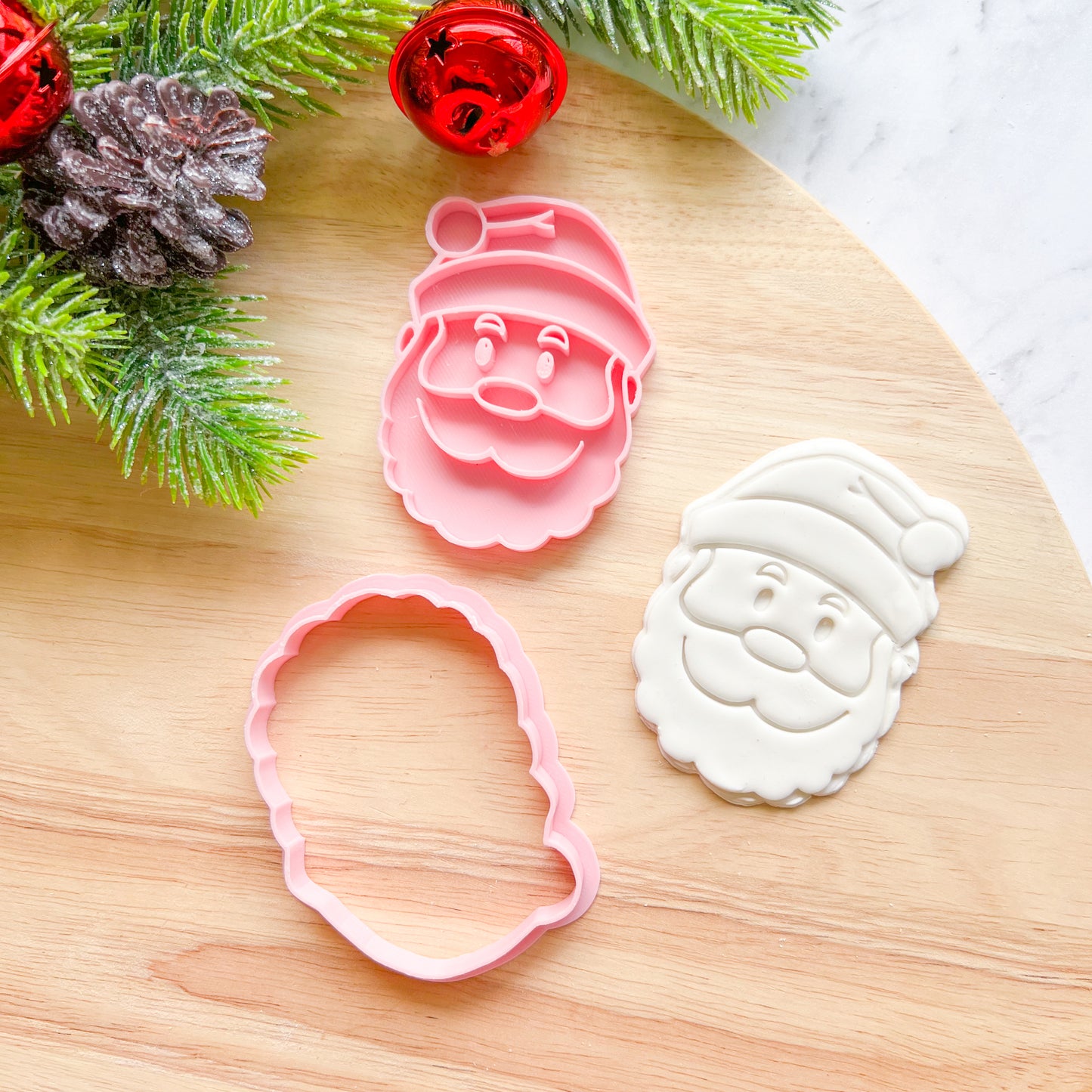 "Santa Smile" Cookie Cutter & Stamp