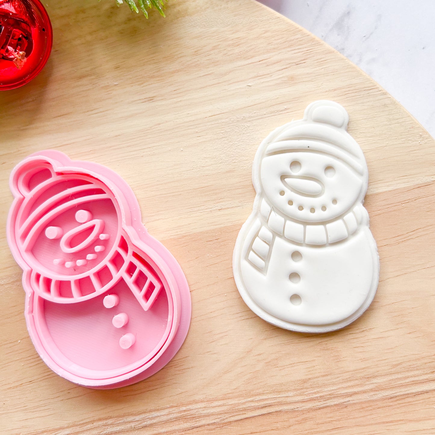 "Snowman" Cookie Cutter & Stamp