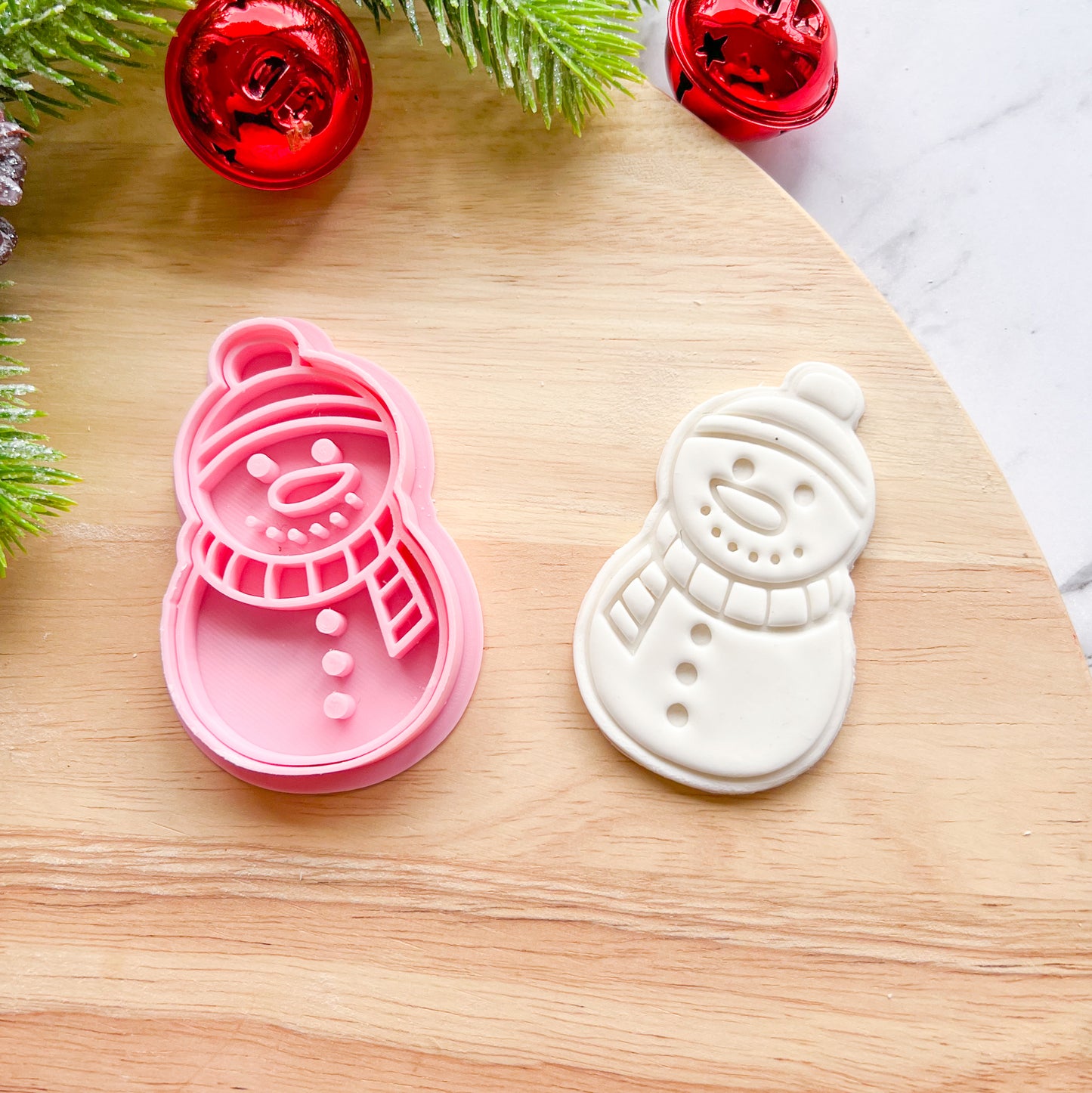 "Snowman" Cookie Cutter & Stamp