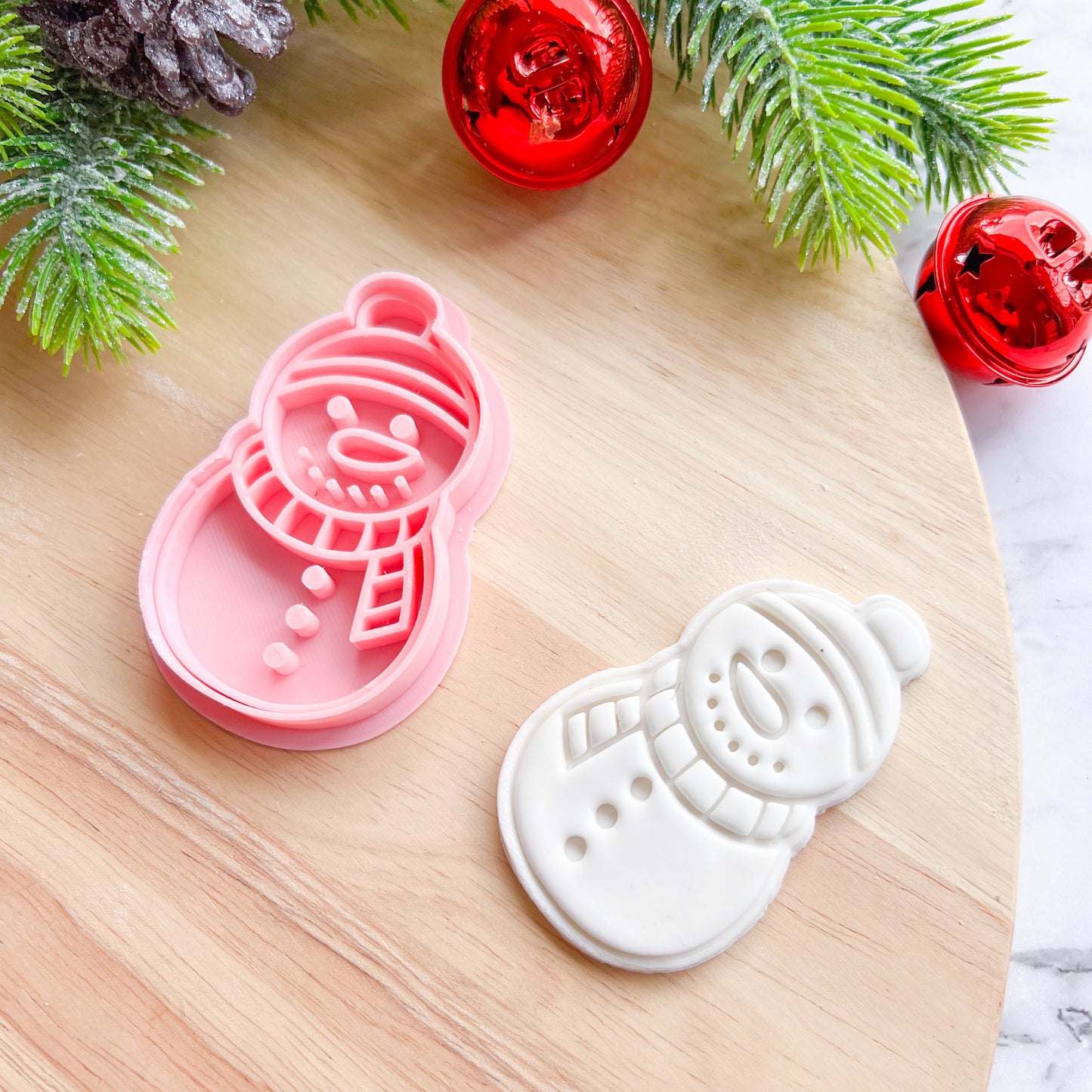 "Snowman" Cookie Cutter & Stamp