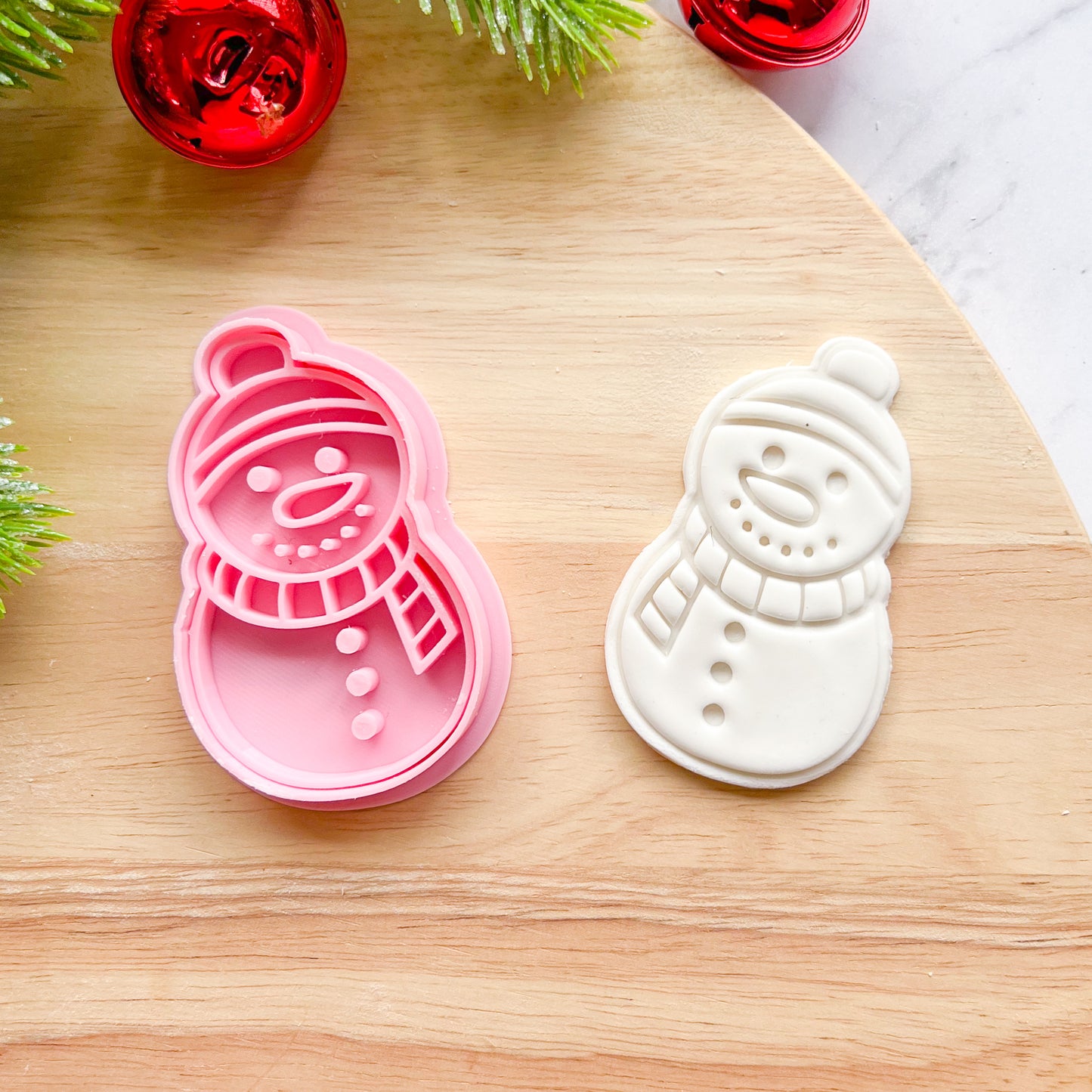 "Snowman" Cookie Cutter & Stamp