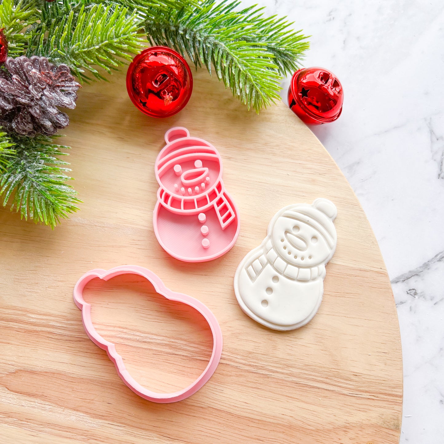 "Snowman" Cookie Cutter & Stamp