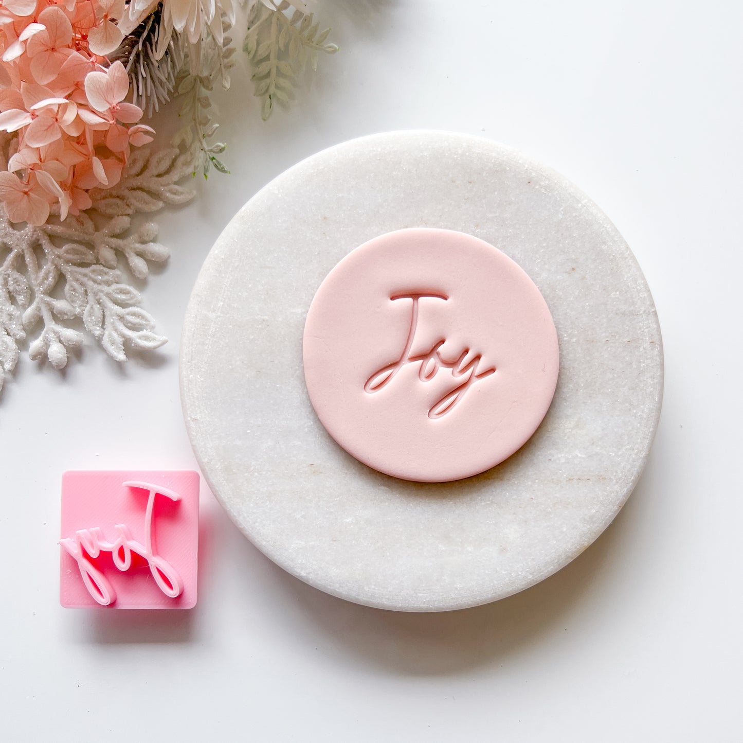 Joy - Deboss Stamp