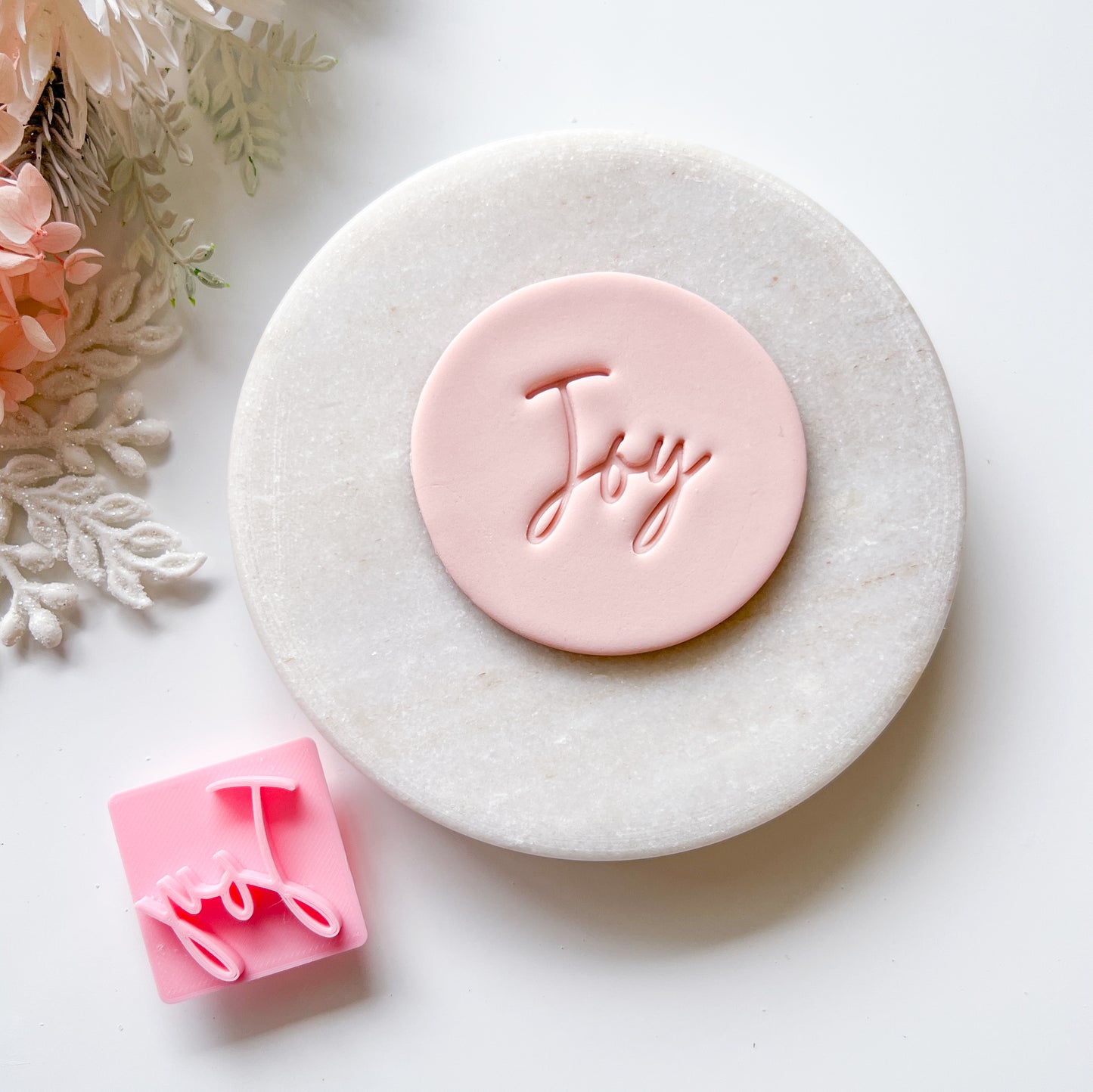 Joy - Deboss Stamp