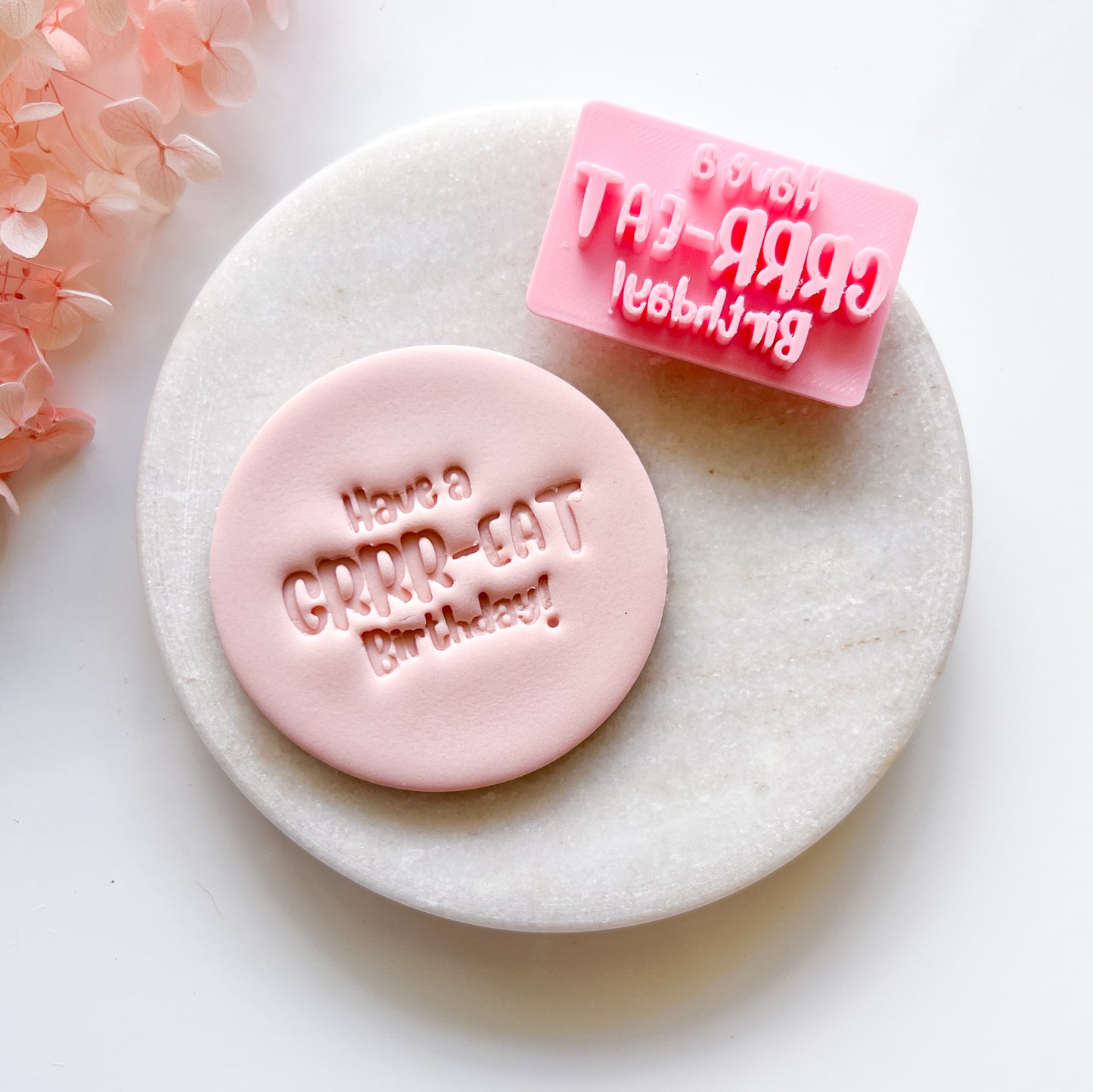 Have A Grr-eat Birthday - Deboss Stamp