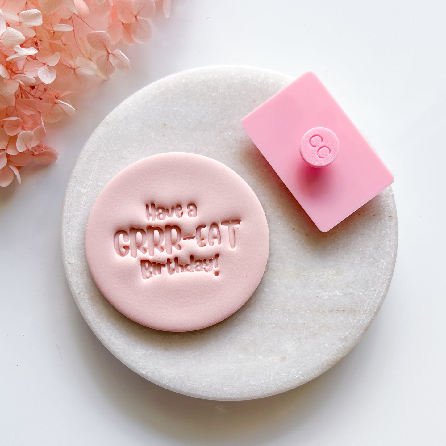 Have A Grr-eat Birthday - Deboss Stamp