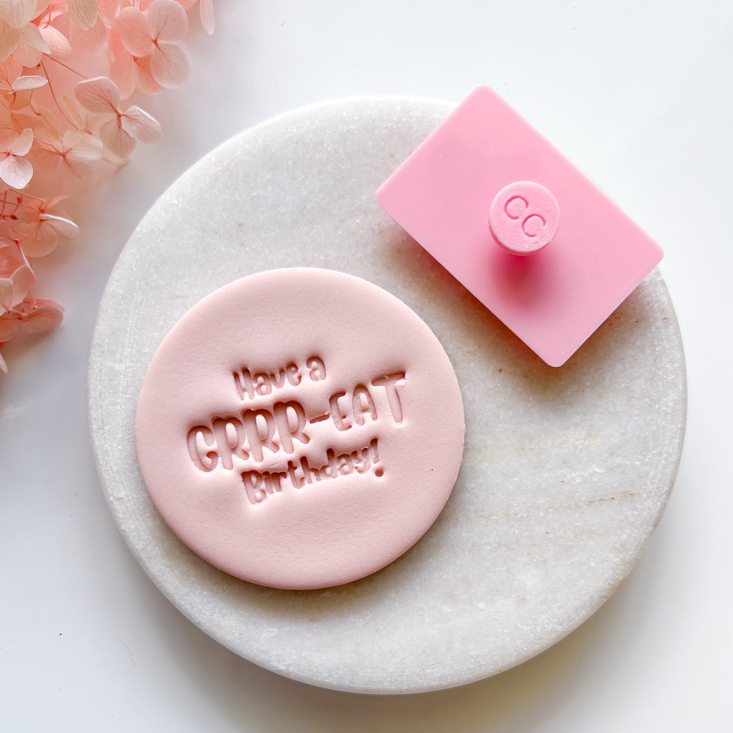 Have A Grr-eat Birthday - Deboss Stamp