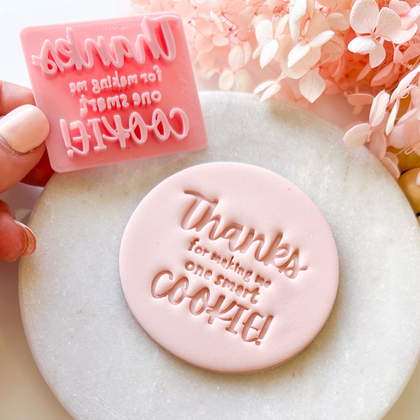 One Smart Cookie - Deboss Stamp