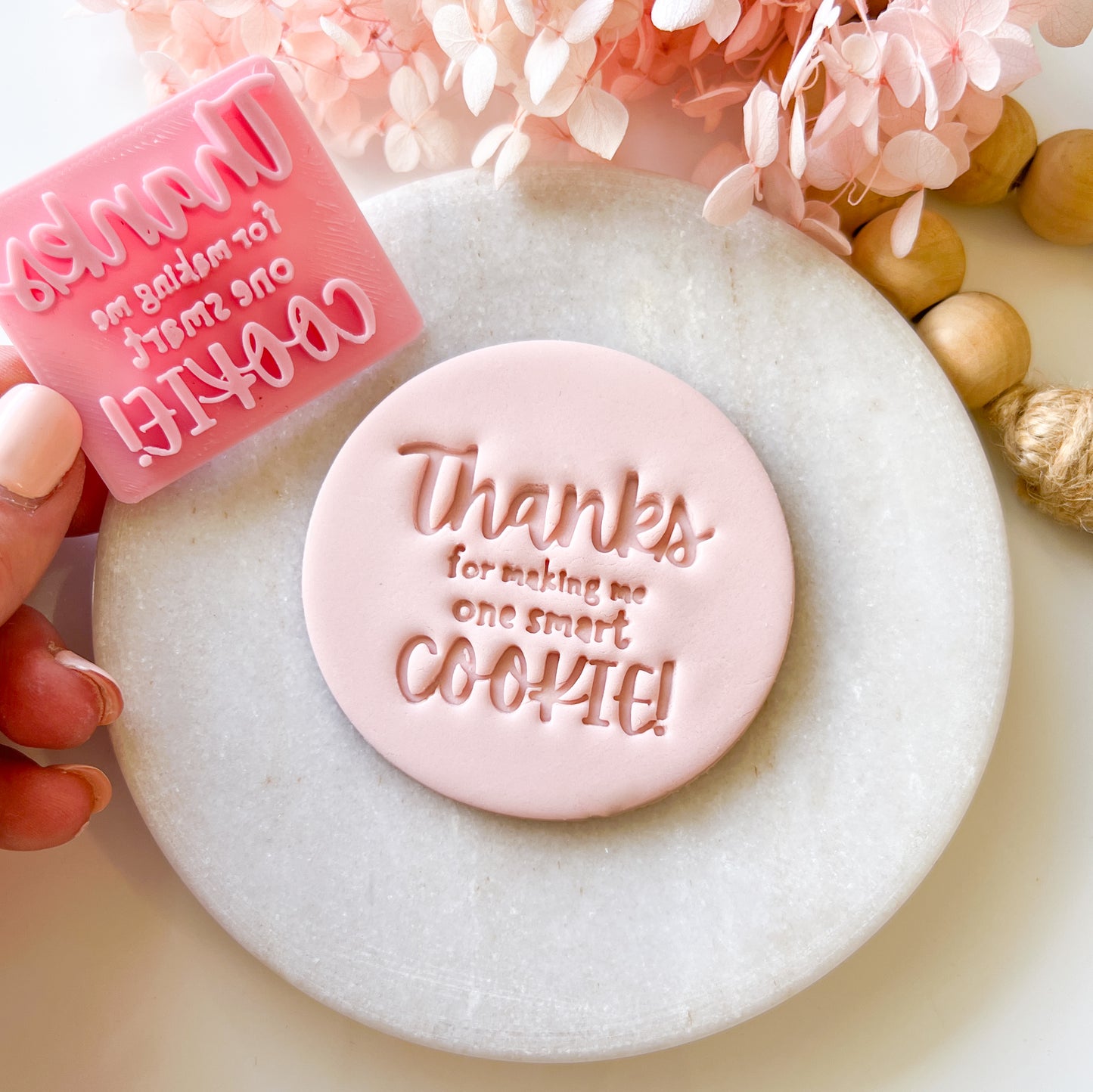 One Smart Cookie - Deboss Stamp