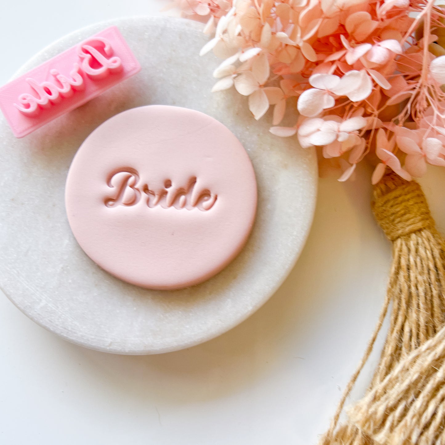 "Bride" Font #1 - Deboss Stamp