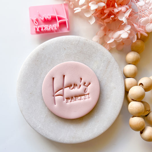 Hen's Party - Deboss Stamp