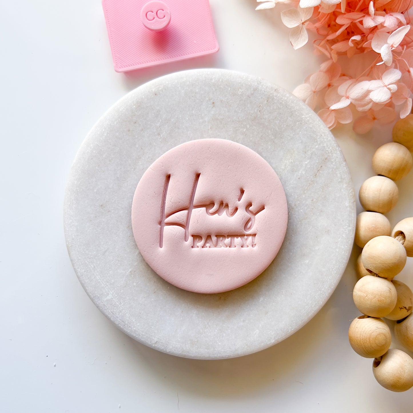 Hen's Party - Deboss Stamp