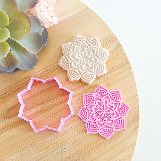 Mandala Style C - Cookie Cutter & Stamp