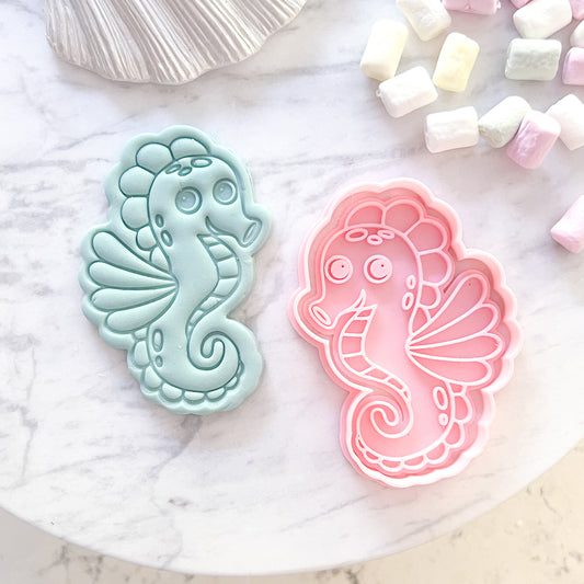 "Seahorse" - Cookie Cutter & Stamp