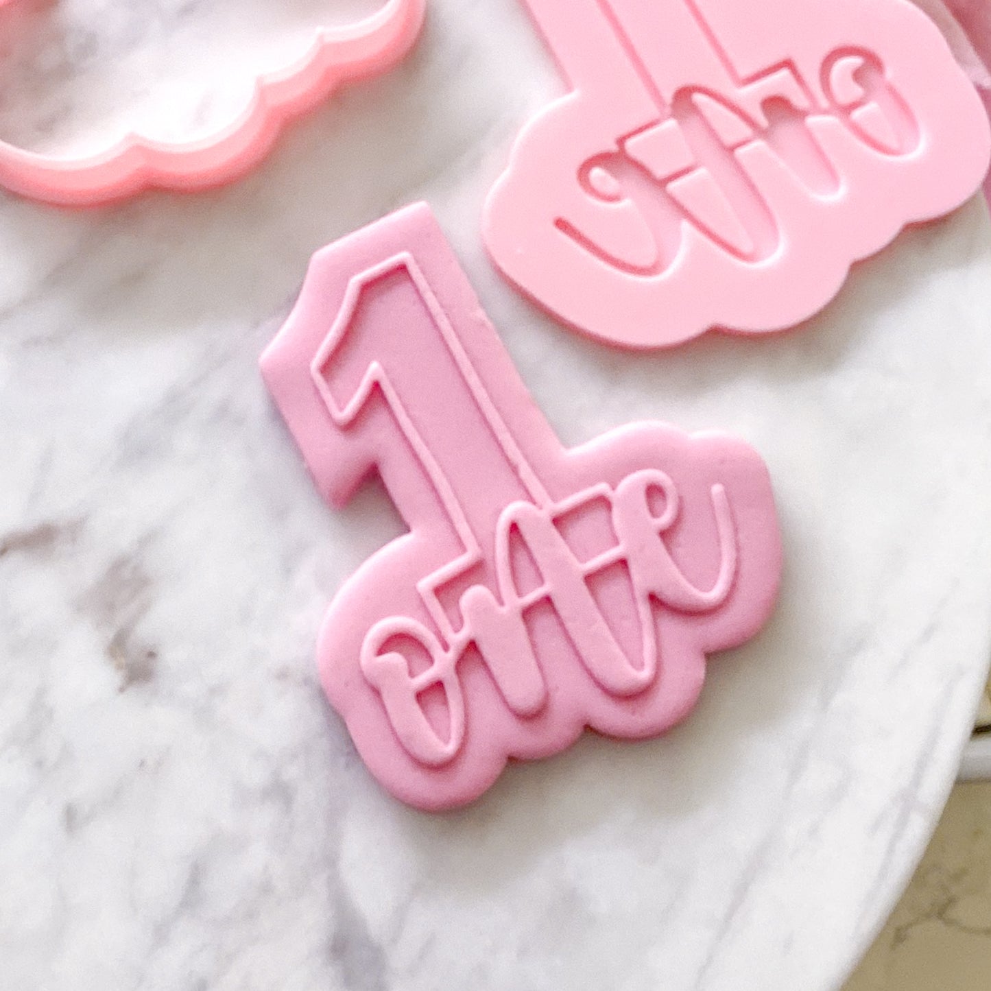One - Cookie Cutter & Stamp