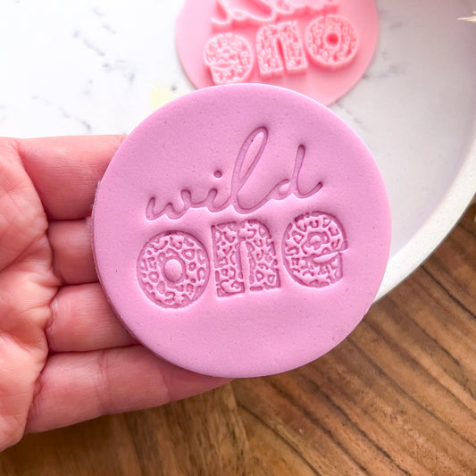 "Wild One" #2 Fondant Stamp