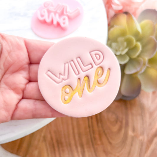 "Wild One" #1 Fondant Stamp