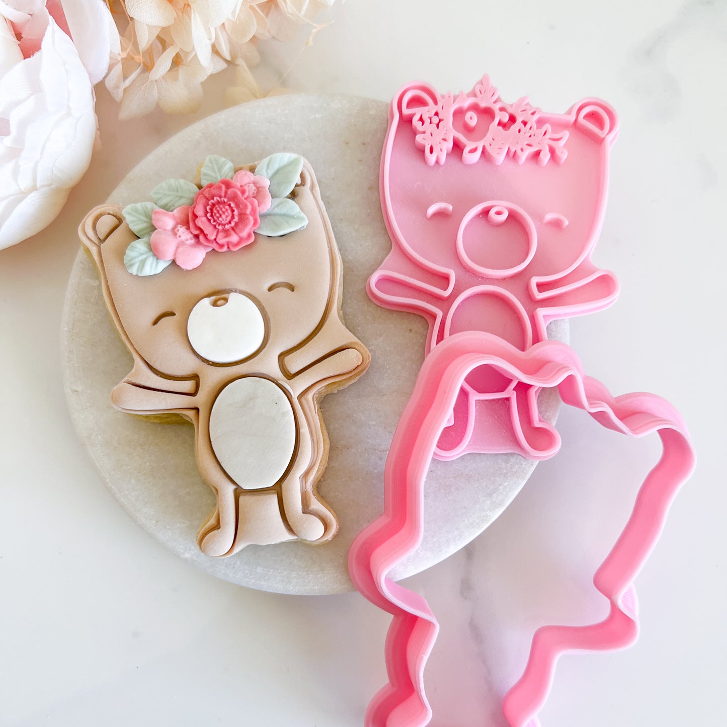 "Dancing Bear”- Cookie Cutter & Stamp