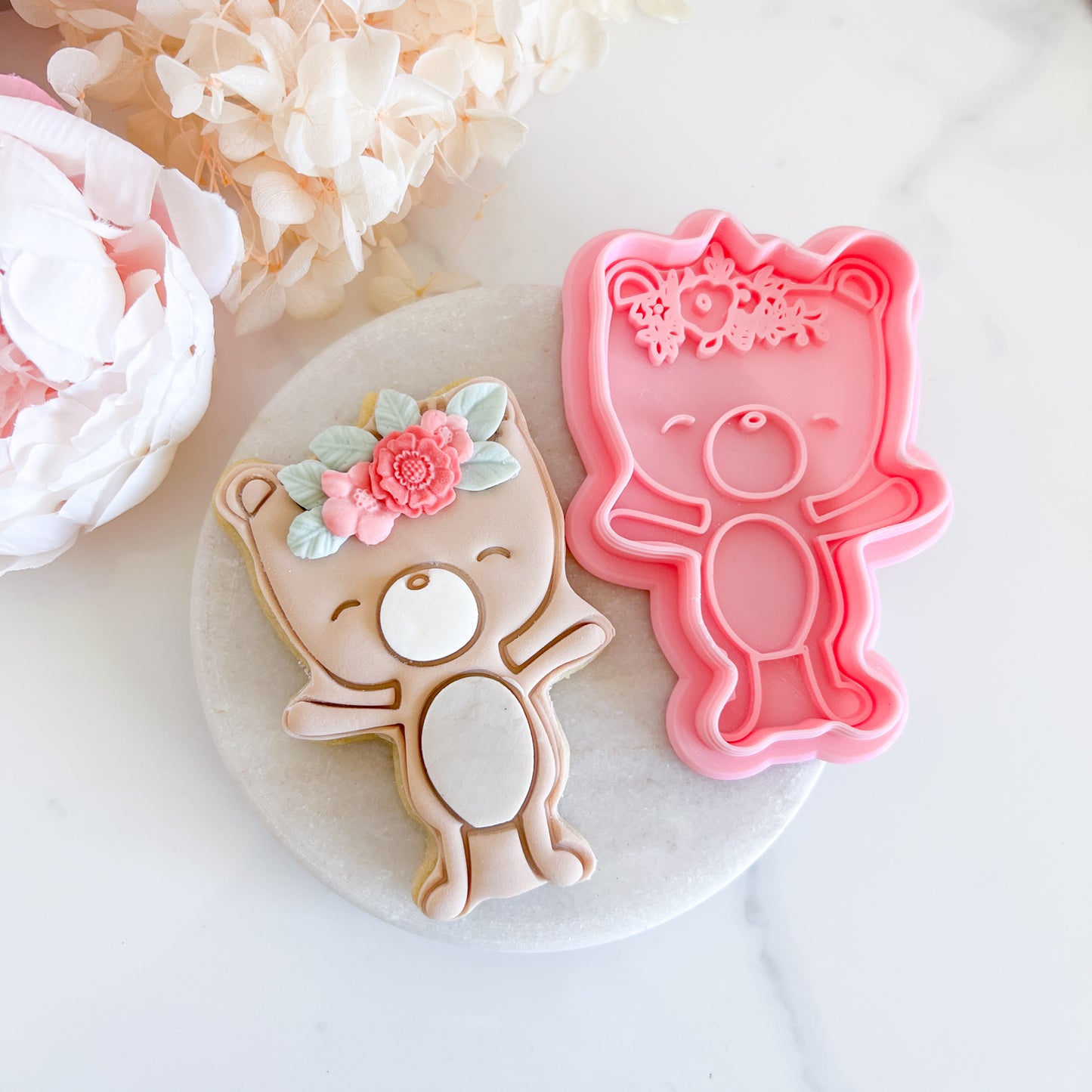 "Dancing Bear”- Cookie Cutter & Stamp