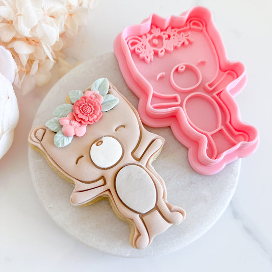 "Dancing Bear”- Cookie Cutter & Stamp