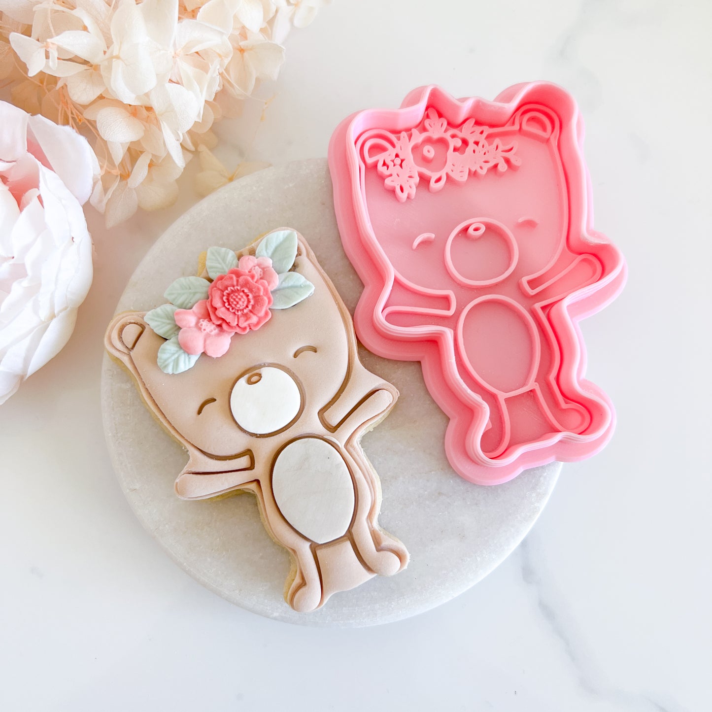 "Dancing Bear”- Cookie Cutter & Stamp