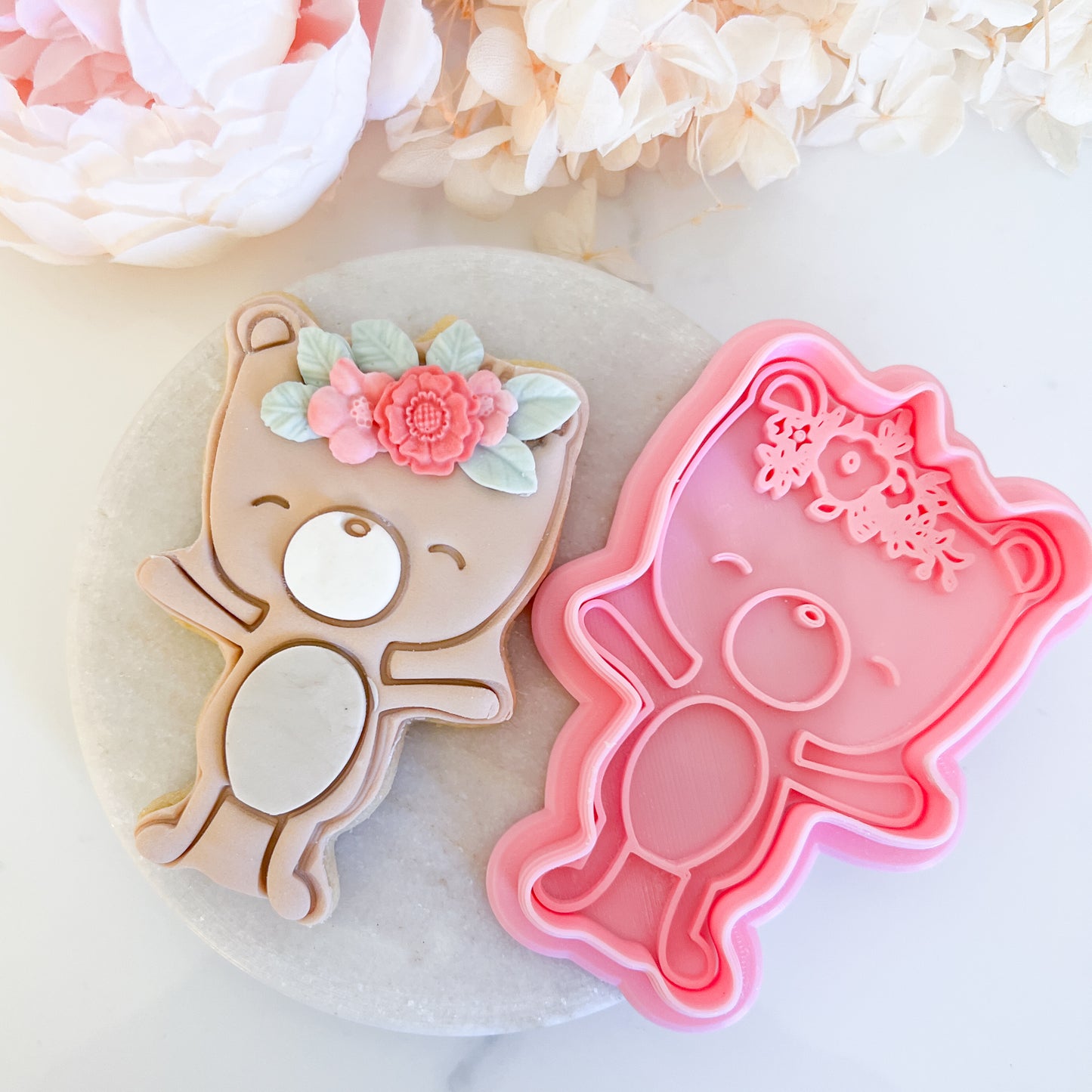 "Dancing Bear”- Cookie Cutter & Stamp