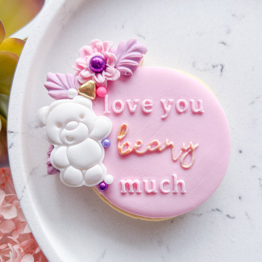 "Love you beary much" - Embossing Stamp LAST ONE!