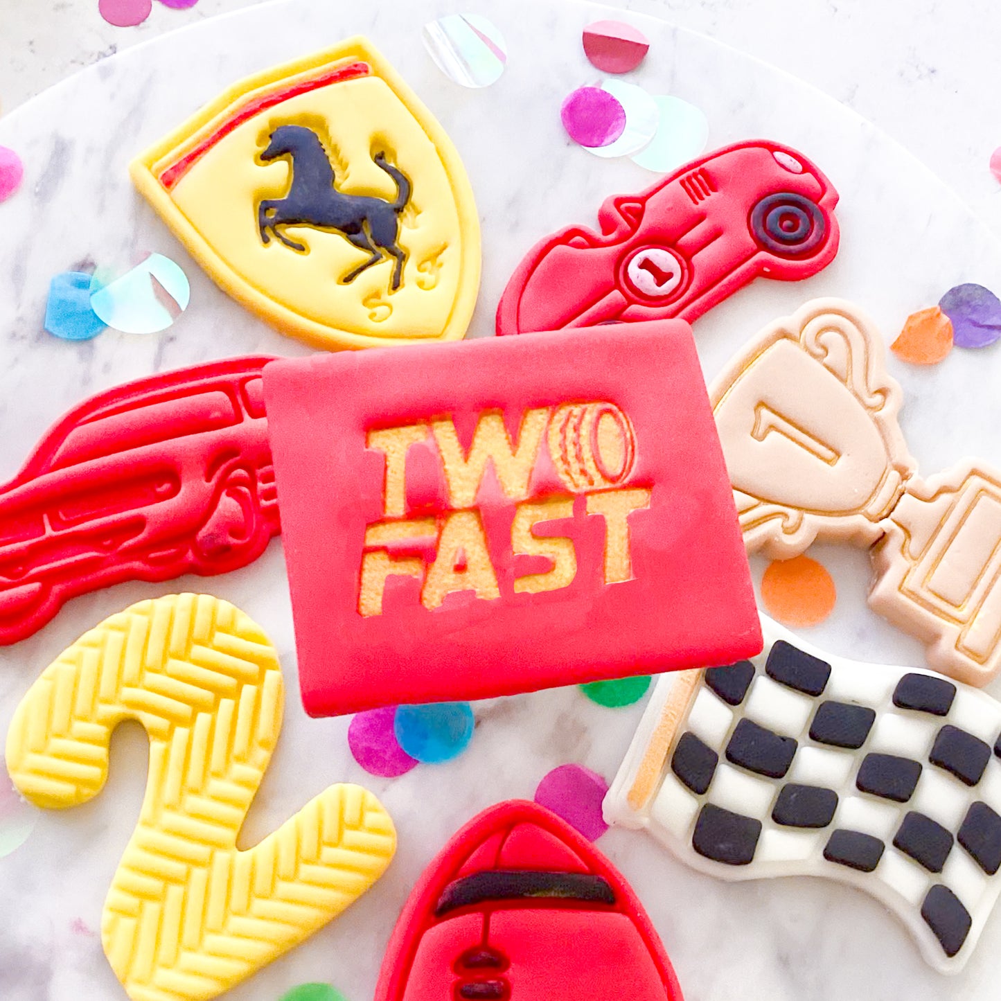 "Ferrari Logo" - Cookie Cutter & Stamp
