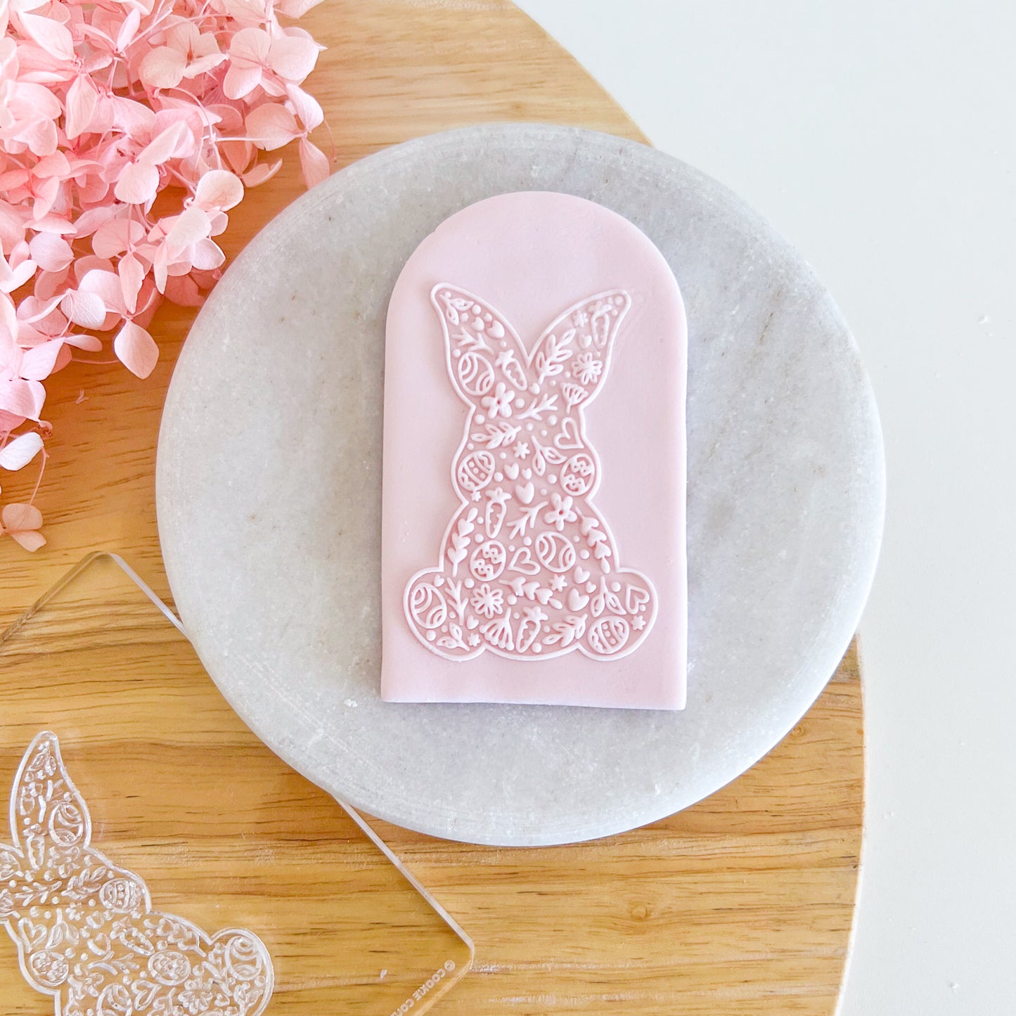 Floral Bunny Stamp