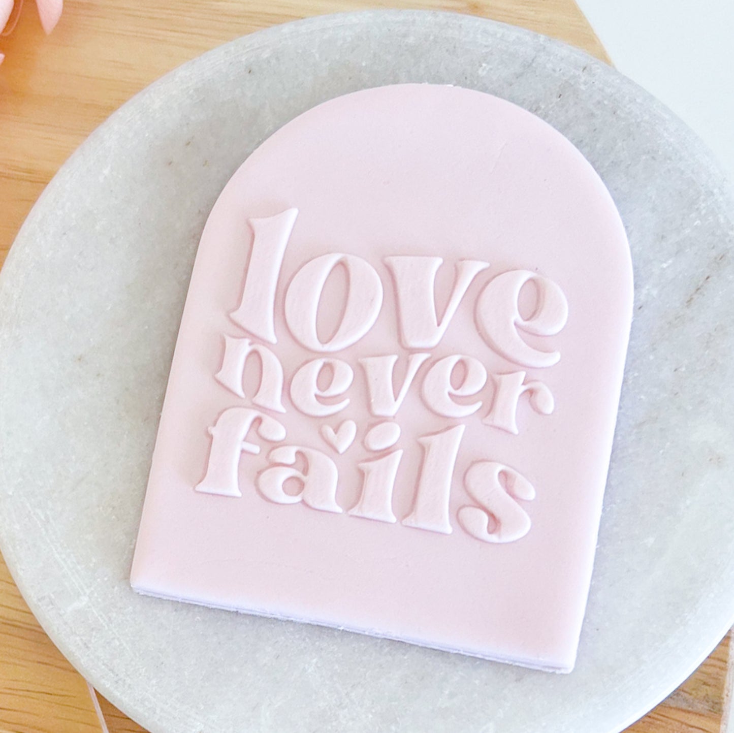 Love Never Fails Stamp