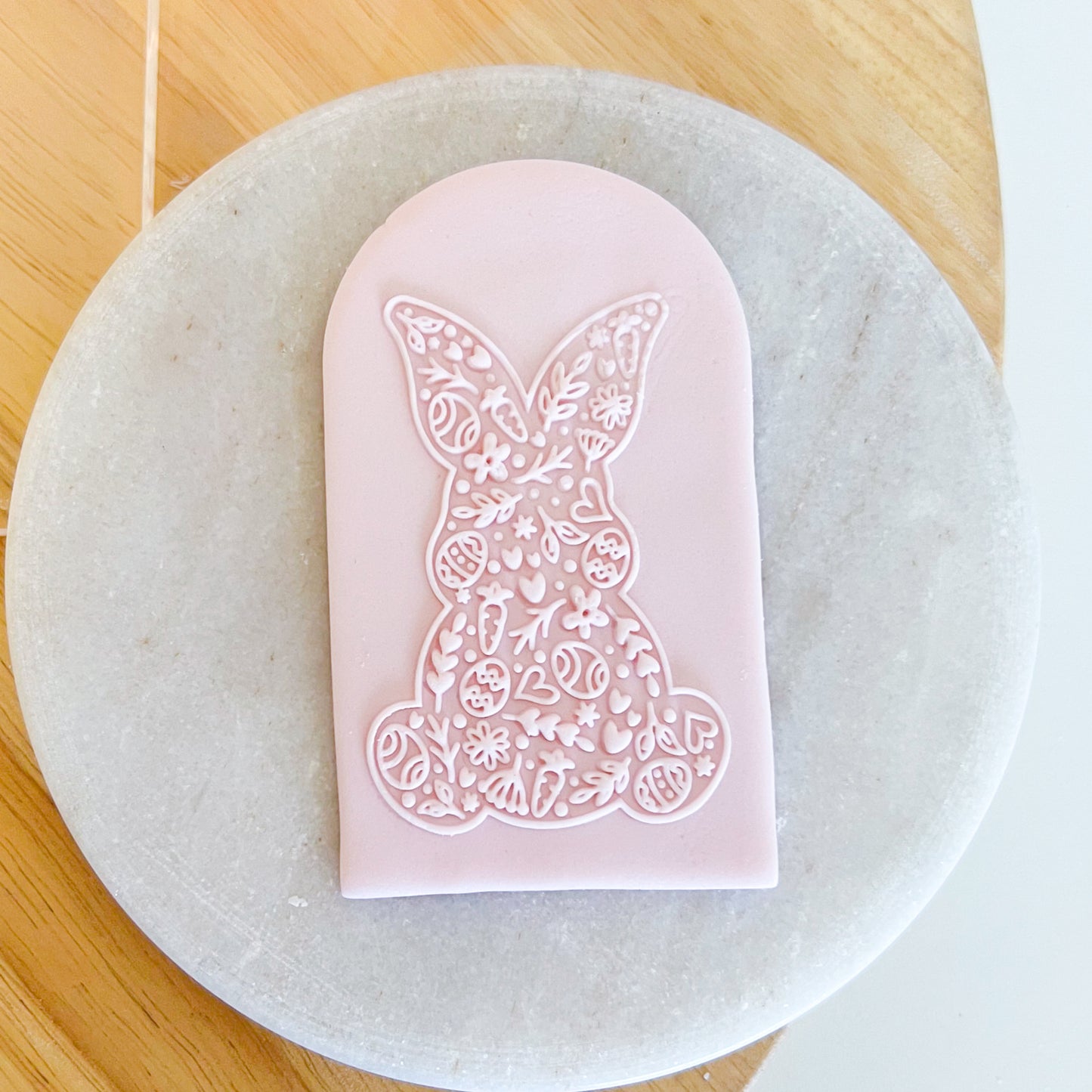 Floral Bunny Stamp