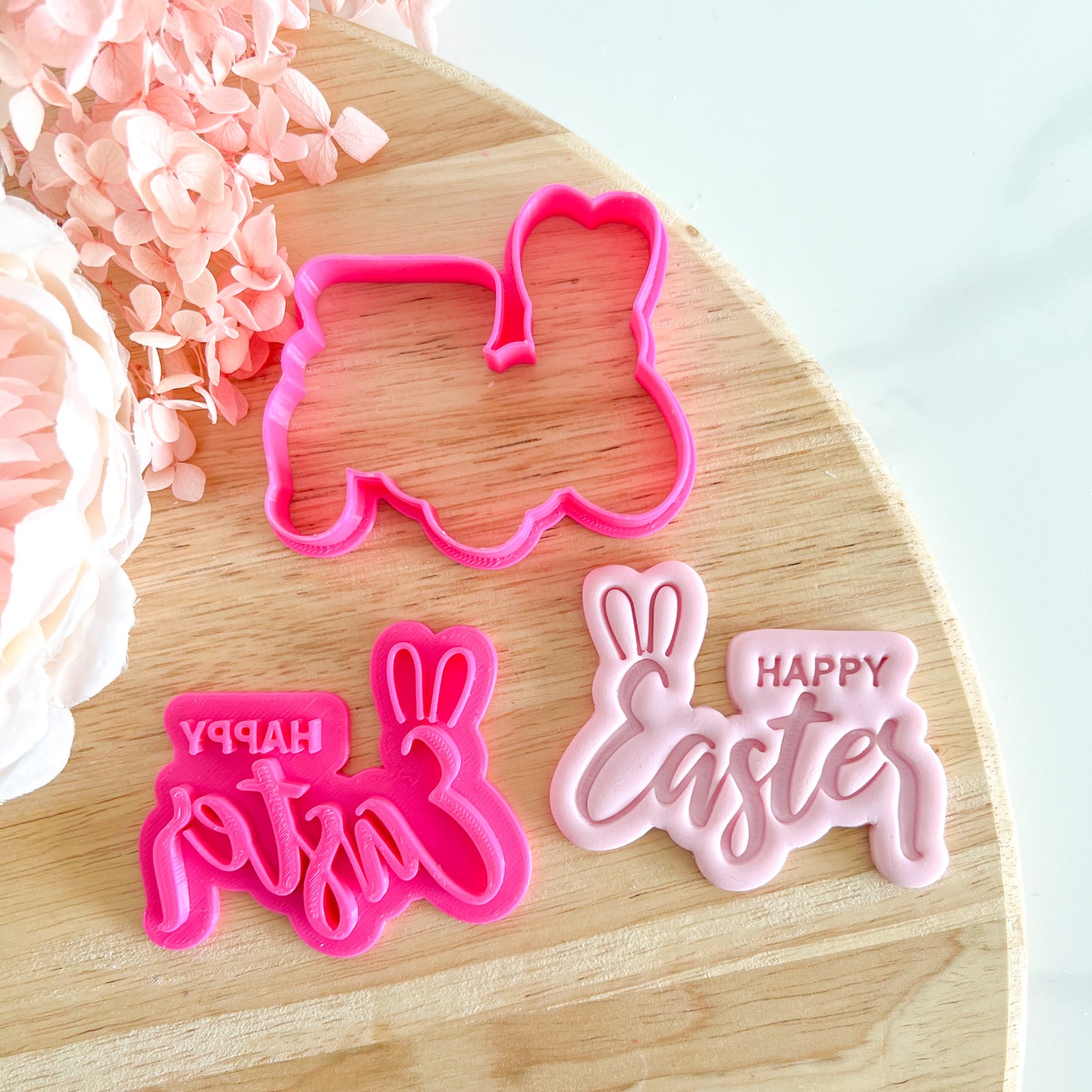 Happy Easter w Ears Cutter & Stamp ON SALE!