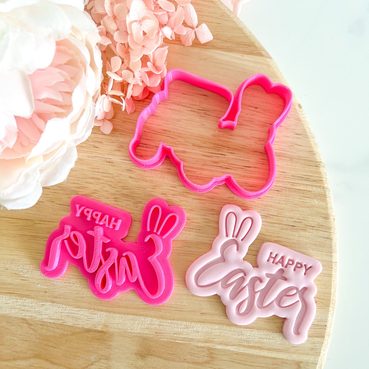 Happy Easter w Ears Cutter & Stamp ON SALE!
